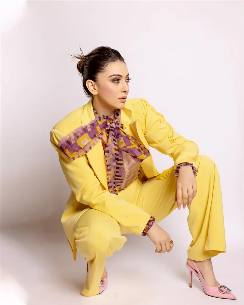 Hansika Motwani Photoshoot In Yellow Dress